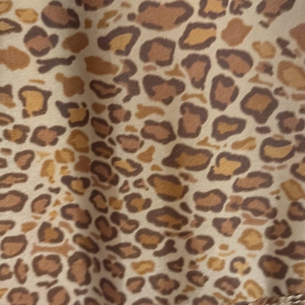 Preston & York Black zip Poncho Raincoat Wrap cape leopard lining pockets M/L - Picture 12 of 12